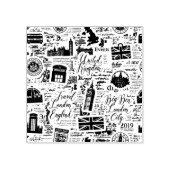 Vintage Londoner Briefmarke Gummistempel (Prägung)