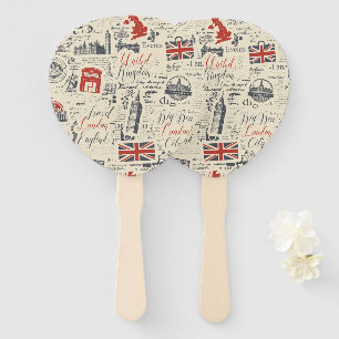 Vintage Londoner Hand Fans Fächer