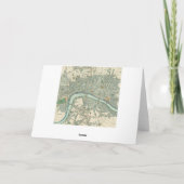 Vintage Londoner Kartennotecards Karte (Rückseite)