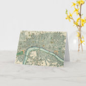 Vintage Londoner Kartennotecards Karte (Gelbe Blume)