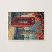 Vintage Londoner Reise Puzzle (Horizontal)