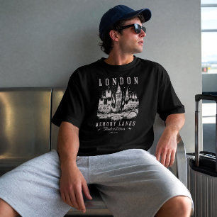 Vintage Londoner Skyline Big Ben Erinnerungen T-Shirt