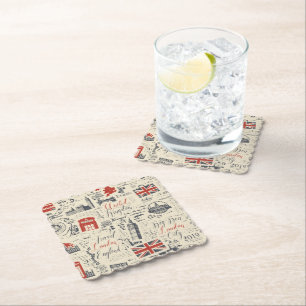 Vintage Londoner Untersetzer