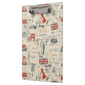 Vintage Londoner Zwischenablage Klemmbrett (Links)