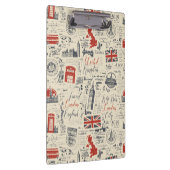 Vintage Londoner Zwischenablage Klemmbrett (Rechts)