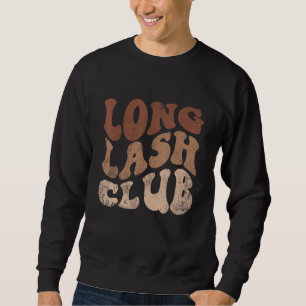 Vintage Long Lash Club Wimpernkünstlerin Wimpernte Sweatshirt