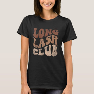 Vintage Long Lash Club Wimpernkünstlerin Wimpernte T-Shirt