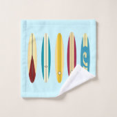 Vintage Longboards Badhandtuch Set (Waschlappen)