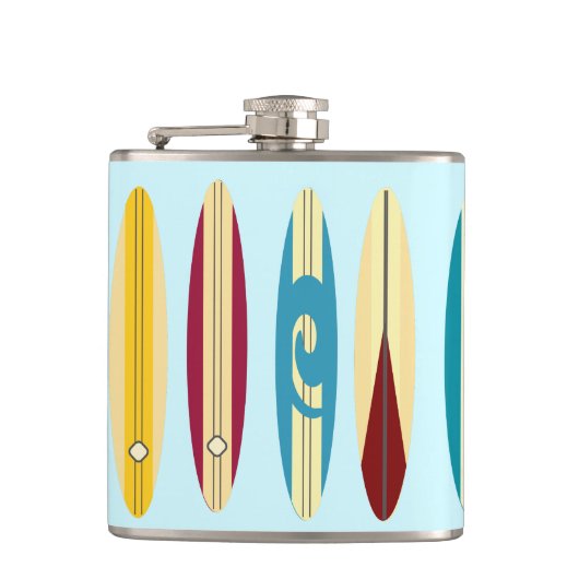 Vintage Longboards Flachmann (Vorderseite)