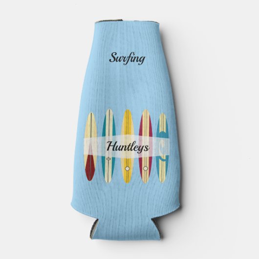 Vintage Longboards Flaschenkühler (Vorderseite)