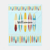 Vintage Longboards Fleecedecke (Vorderseite)