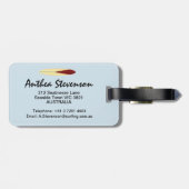 Vintage Longboards Gepäckanhänger (Rückseite horizontal)