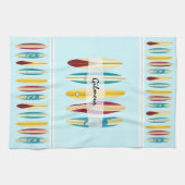 Vintage Longboards Geschirrtuch (Horizontal)