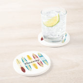 Vintage Longboards Getränkeuntersetzer (Seite)