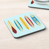 Vintage Longboards Getränkeuntersetzer (Linke Seite)