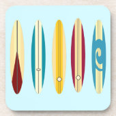 Vintage Longboards Getränkeuntersetzer (Vorderseite)