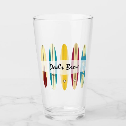 Vintage Longboards Glas (Vorderseite)