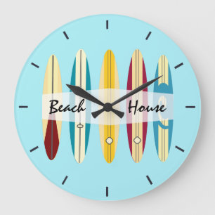 Vintage Longboards Große Wanduhr