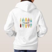 Vintage Longboards Hoodie (Rückseite)