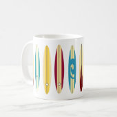 Vintage Longboards Kaffeetasse (Vorderseite Links)