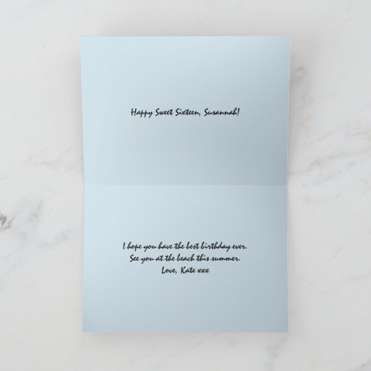 Vintage Longboards Karte (Innenseite)