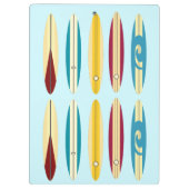 Vintage Longboards Klemmbrett (Rückseite)