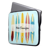 Vintage Longboards Laptopschutzhülle (Vorderseite Links)