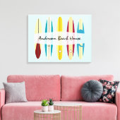 Vintage Longboards Leinwanddruck (Insitu (Wohnzimmer))