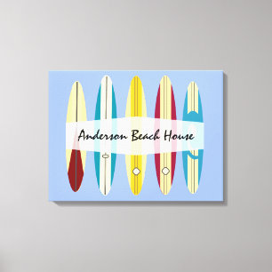 Vintage Longboards Leinwanddruck