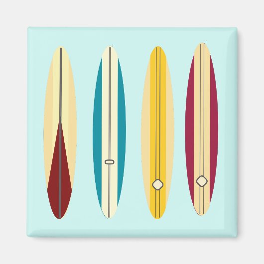 Vintage Longboards Magnet (Vorne)