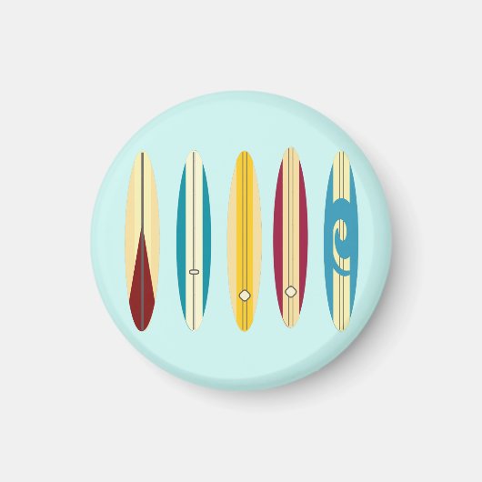 Vintage Longboards Magnet (Vorne)