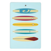 Vintage Longboards Mini Klemmbrett (Rückseite)