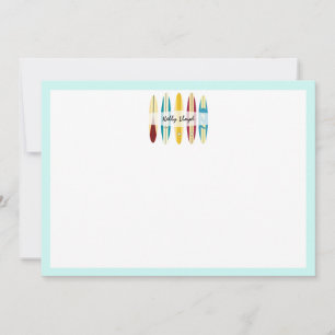 Vintage Longboards Mitteilungskarte