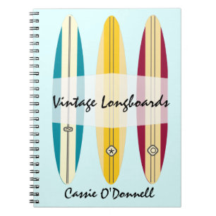 Vintage Longboards Notizblock