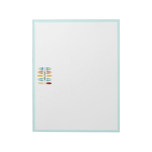 Vintage Longboards Notizblock (Rotiert)