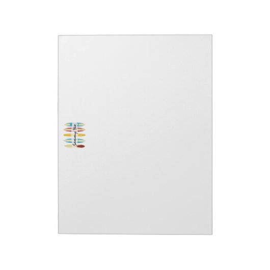 Vintage Longboards Notizblock (Rotiert)