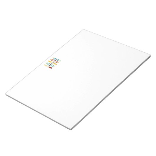 Vintage Longboards Notizblock (angewinkelt)