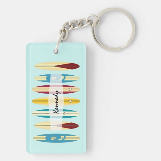 Vintage Longboards Schlüsselanhänger (Rückseite)