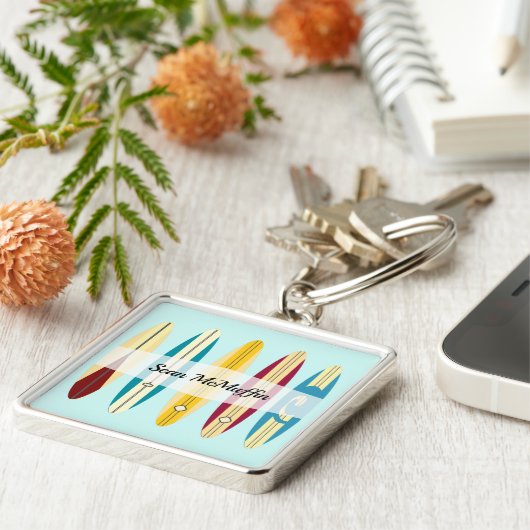 Vintage Longboards Schlüsselanhänger (Seite)