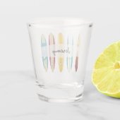 Vintage Longboards Schnapsglas (Rückseite)