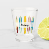 Vintage Longboards Schnapsglas (Vorderseite)