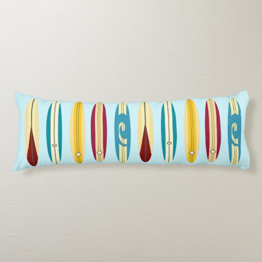 Vintage Longboards Seitenschläferkissen (Vorderseite)