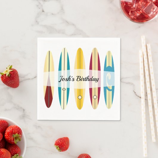 Vintage Longboards Serviette (Beispiel)