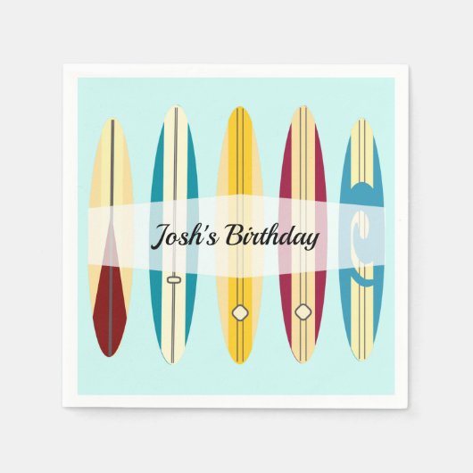 Vintage Longboards Serviette (Vorderseite)