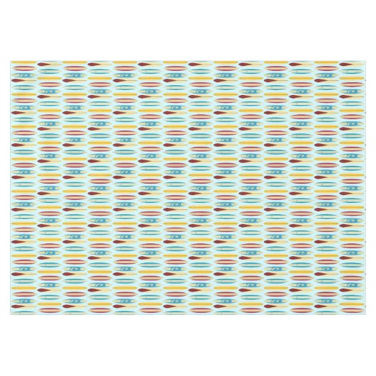 Vintage Longboards Tischdecke (Vorderseite (Horizontal))