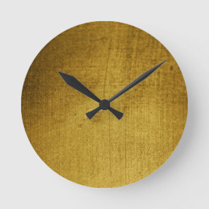 Vintage-Look gold used Runde Wanduhr