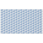 Vintage-Look Jeansblau Cremeweiß Patchwork Tischdecke (Vorderseite (Horizontal))
