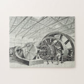 Vintage Look, Large Jigsaw Puzzle Machine (Horizontal)