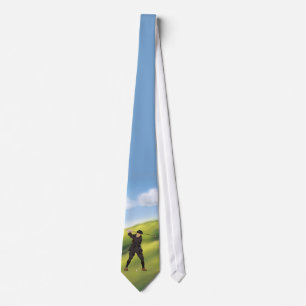 Vintage-Look Period Golfer Golf-Geschenk Herren Kr Krawatte