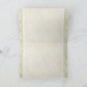 Vintage Look Pink Hydrangea, Thank You Note Dankeskarte (Innenseite)